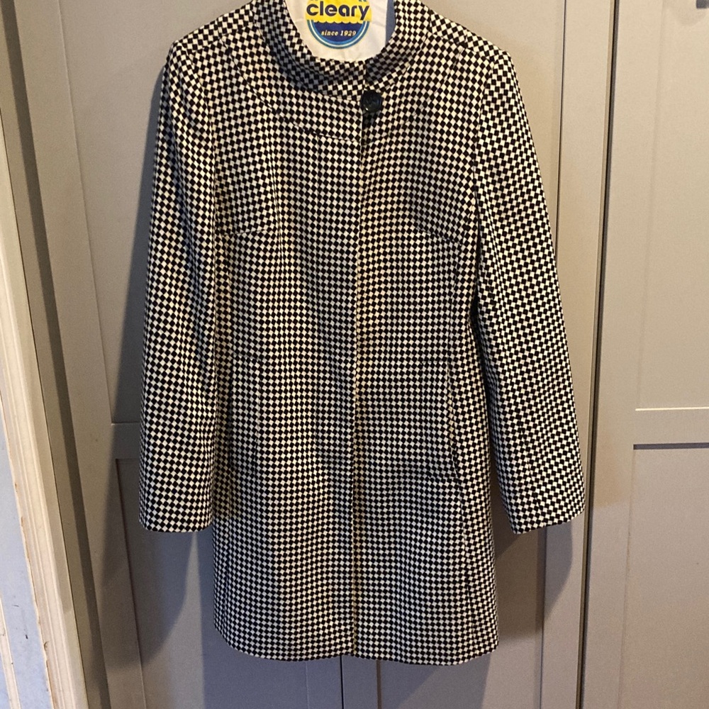 Ann Taylor Loft Check Lightweight Coat